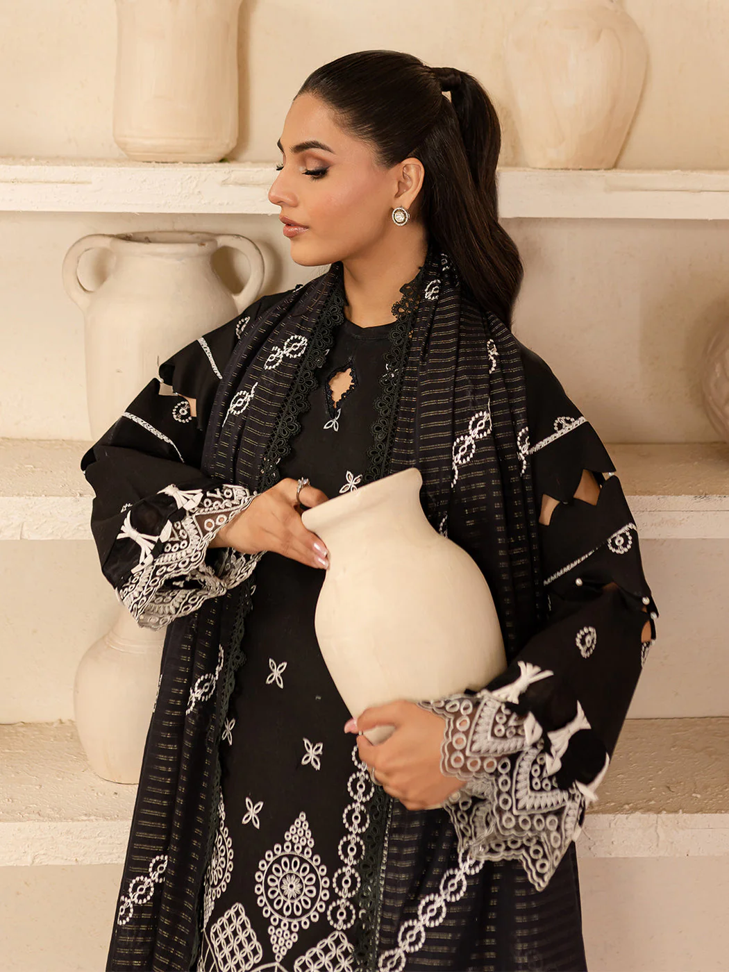 Summer Embroidered  Garden Lawn - Image 6