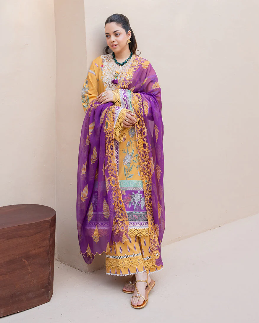 Summer in Bloom | Printed Lawn - Image 3