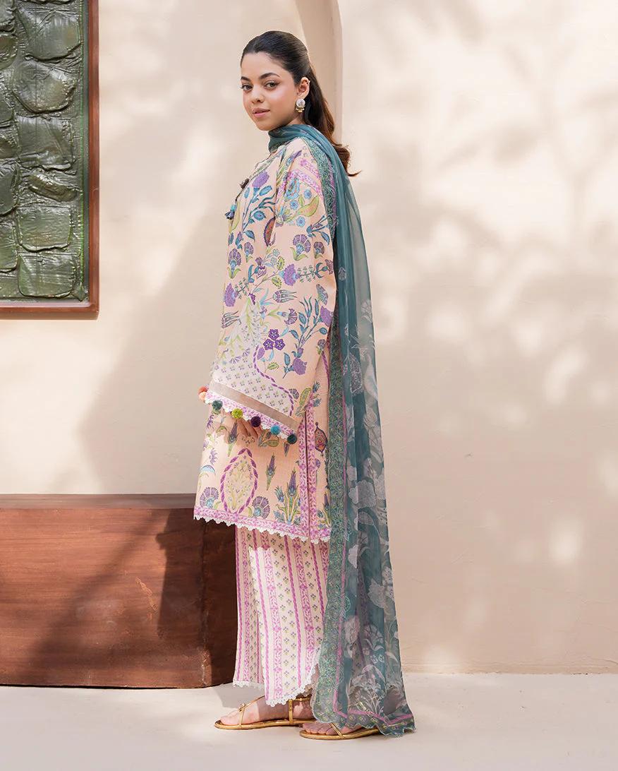 Summer in Bloom | Printed Lawn - Image 3