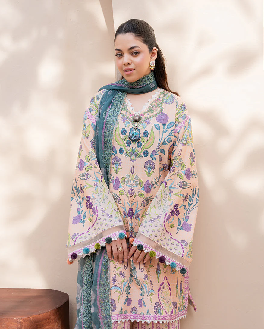 Summer in Bloom | Printed Lawn - Image 4