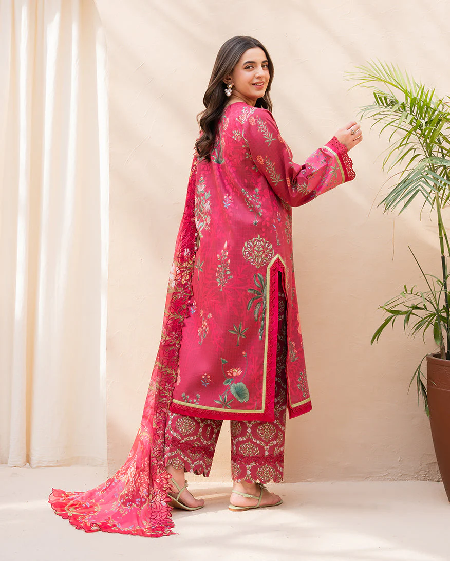 Summer in Bloom | Printed Lawn - Image 2