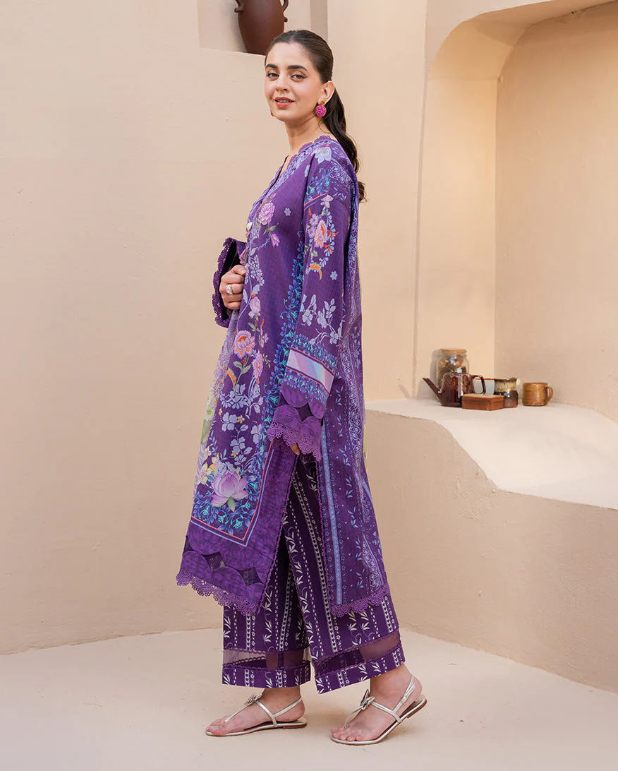 Summer in Bloom | Printed Lawn - Image 3