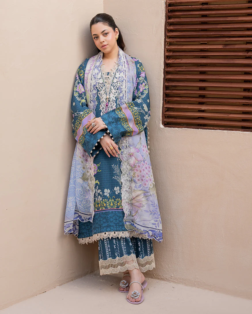 Summer in Bloom | Printed Lawn - Image 3