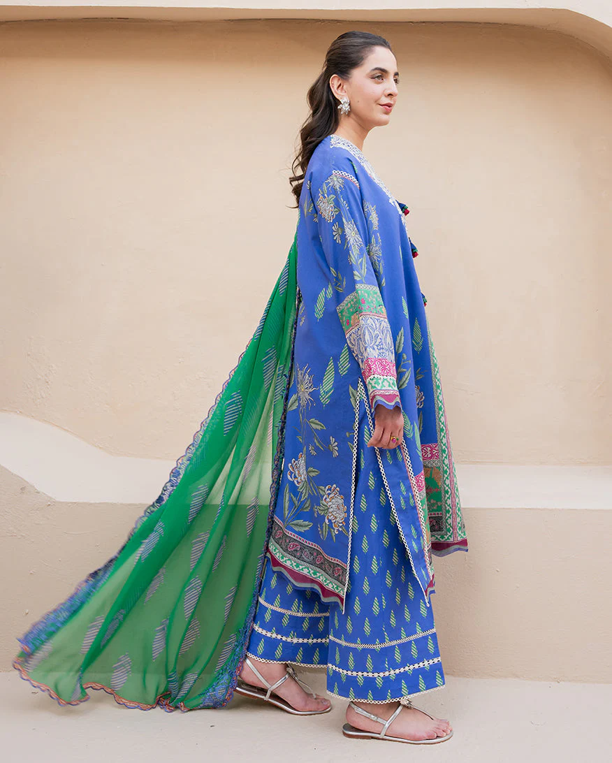 Summer in Bloom | Printed Lawn - Image 3