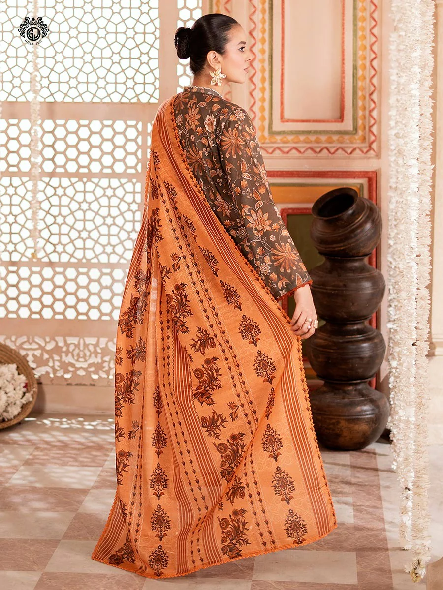 Tabeer Unstitched Lawn 3 PC - Image 2