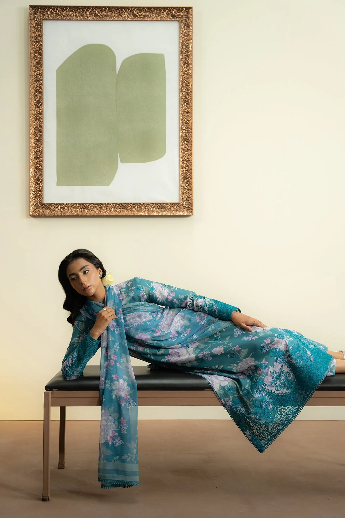 The Bare Minimum Embroidered Lawn - Image 4