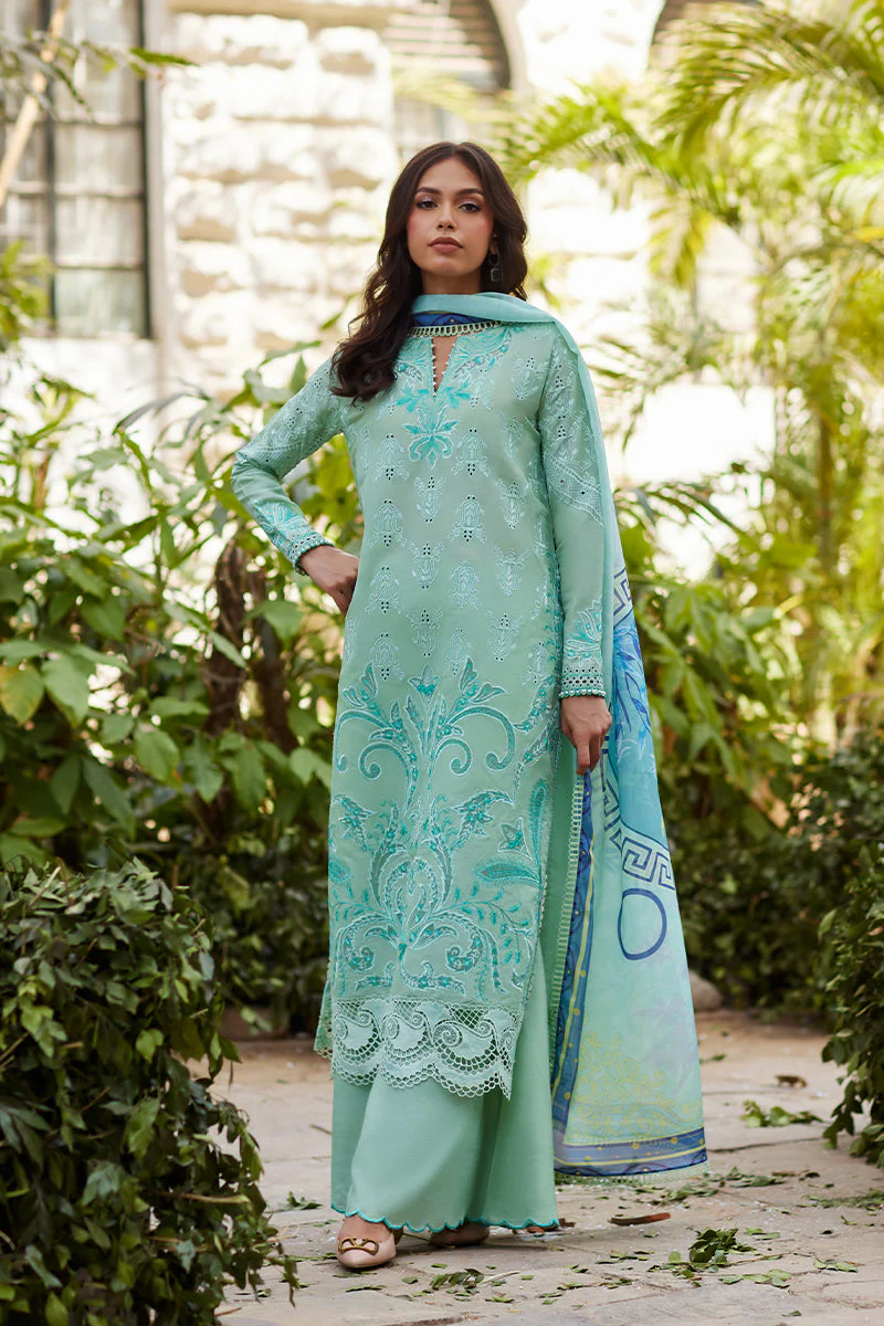 Unstitched Chikankari Lawn - Image 3