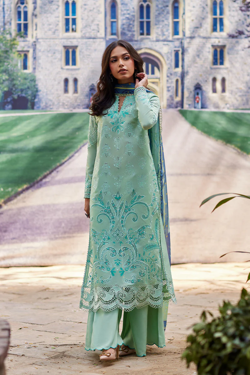 Unstitched Chikankari Lawn - Image 4