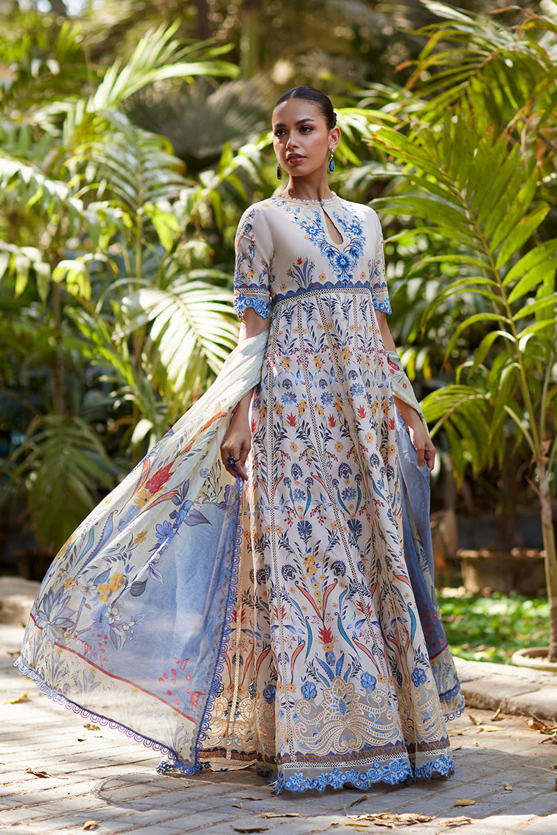 Unstitched Chikankari Lawn - Image 6