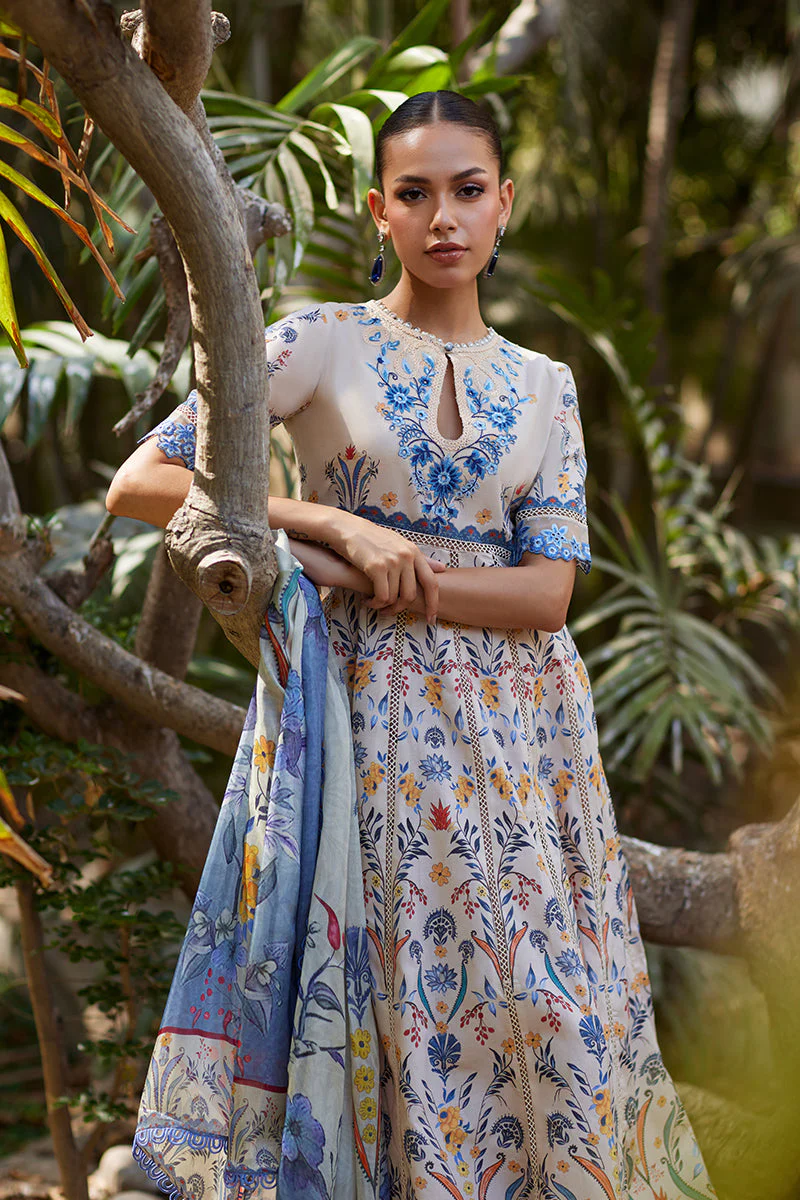 Unstitched Chikankari Lawn - Image 9