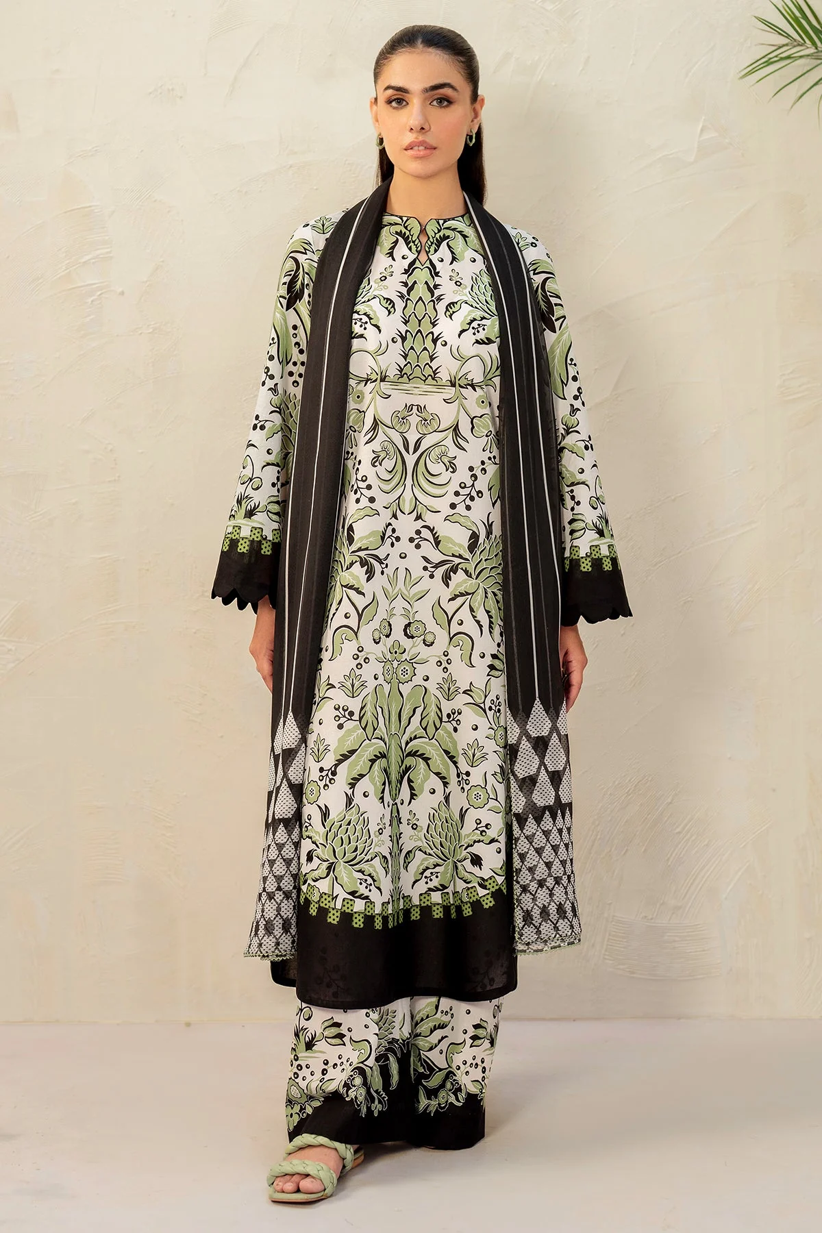 Unstitched Digital Printed Lawn - Image 3