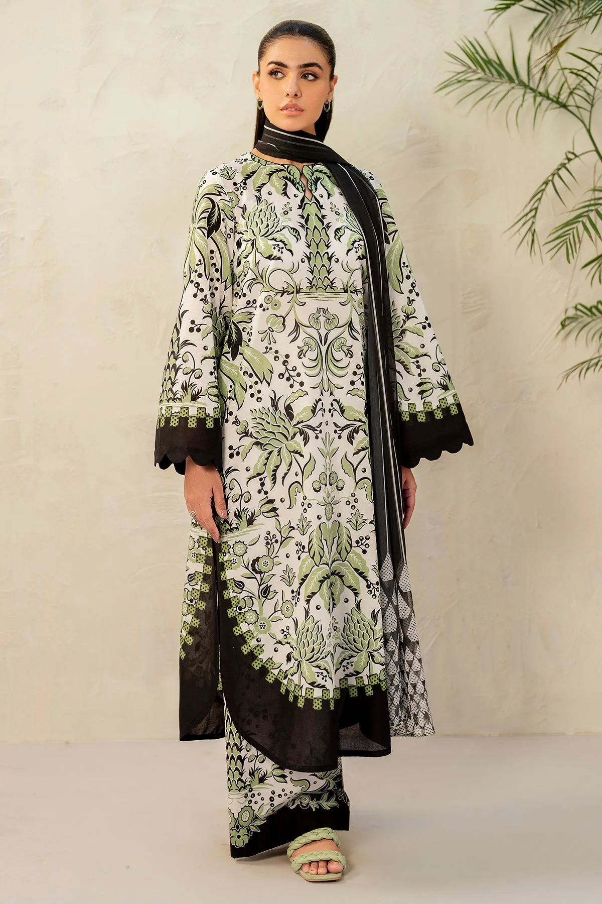 Unstitched Digital Printed Lawn - Image 5