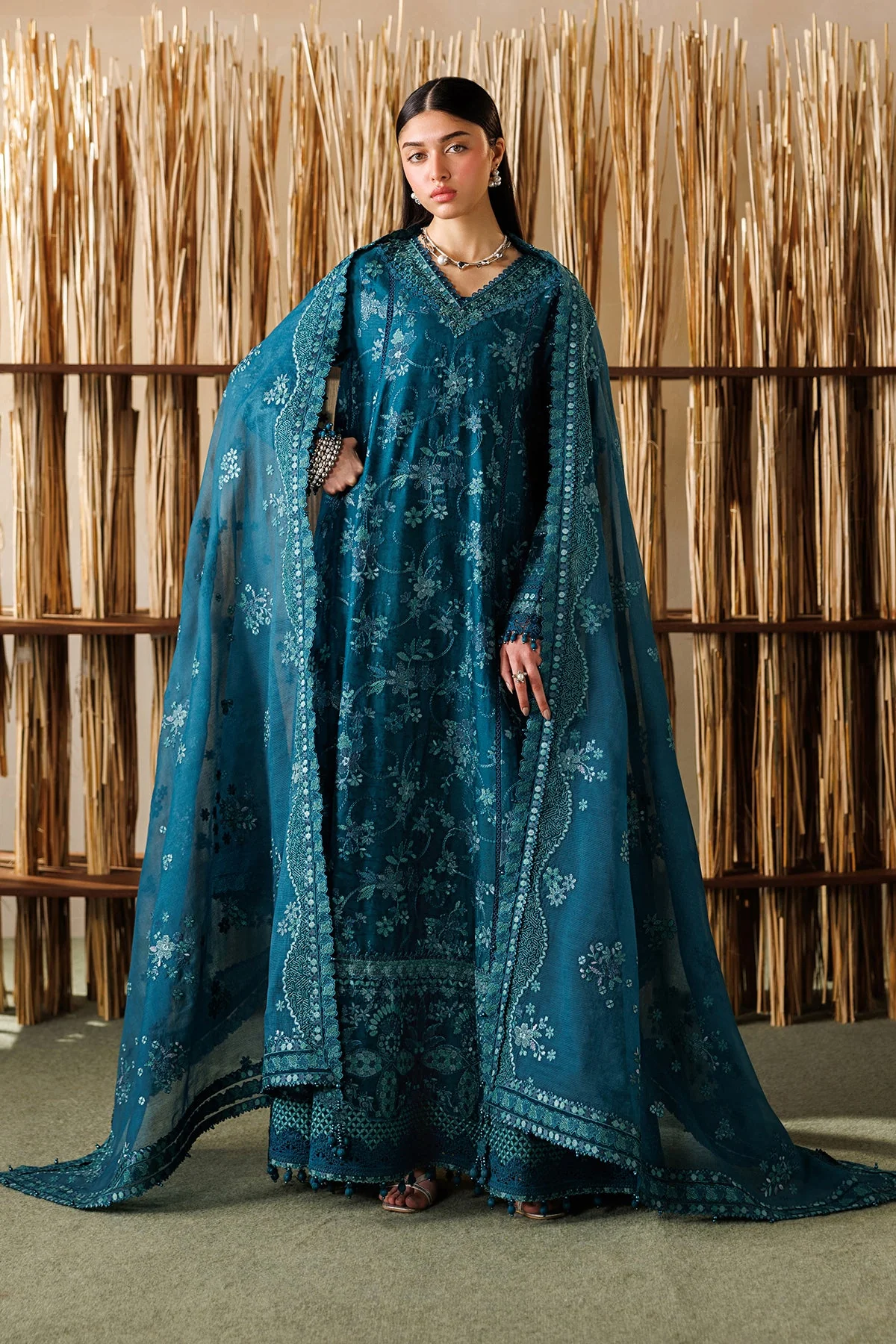 UNSTITCHED EMBROIDERED LAWN