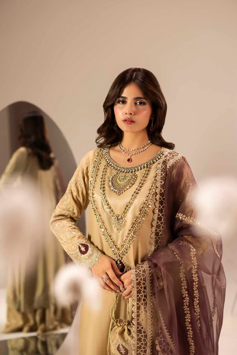Zardozi Ready Wear Suit - Image 3