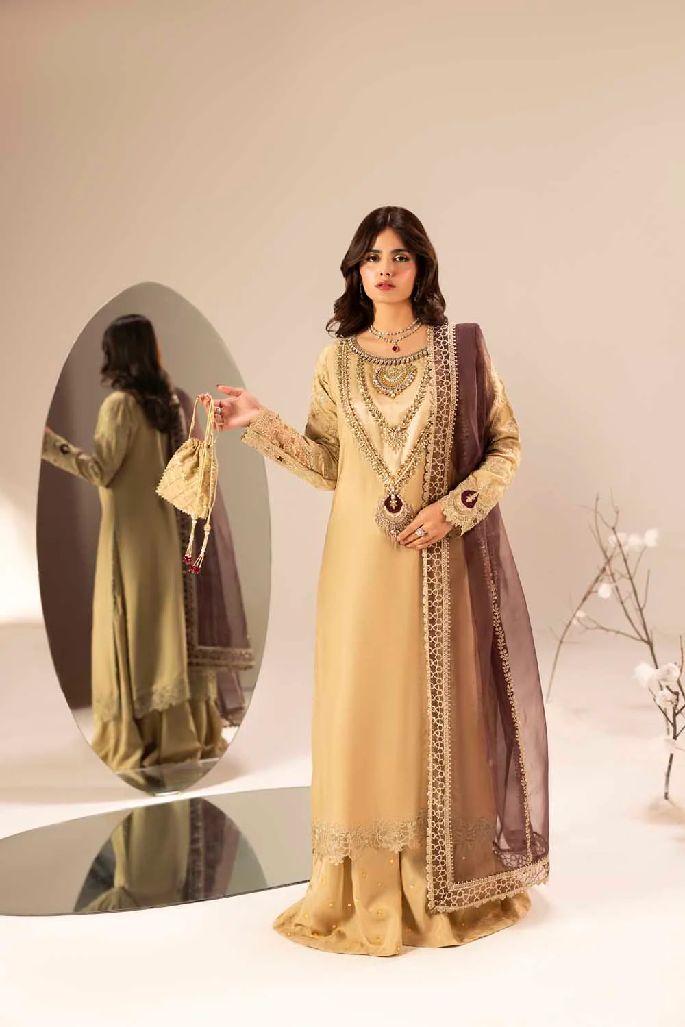 Zardozi Ready Wear Suit - Image 4