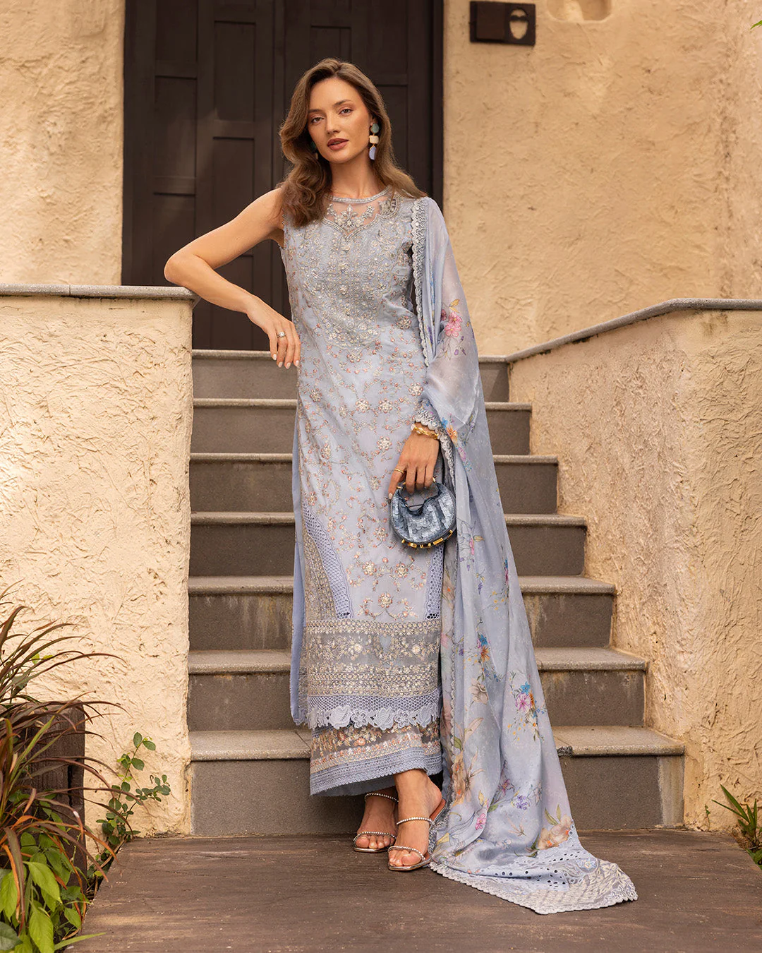 Zinnia Embroidered Lawn - Image 6