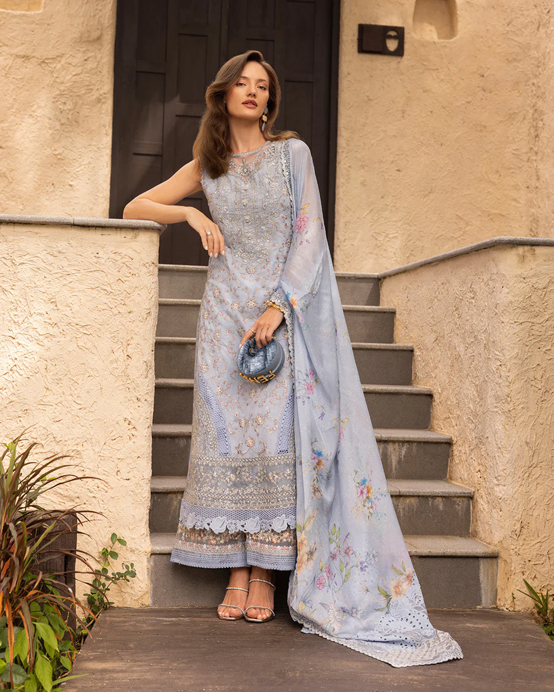 Zinnia Embroidered Lawn - Image 8